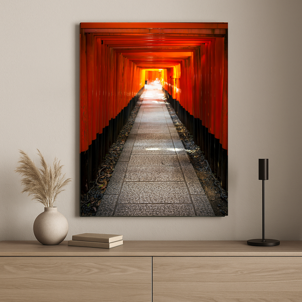 Fushimi Inari Shrine Torii Gate Corridor | Kyoto Japan Photography Print