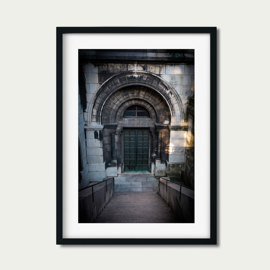 Beneath the Basilica - Historic Paris Architecture Photography Print