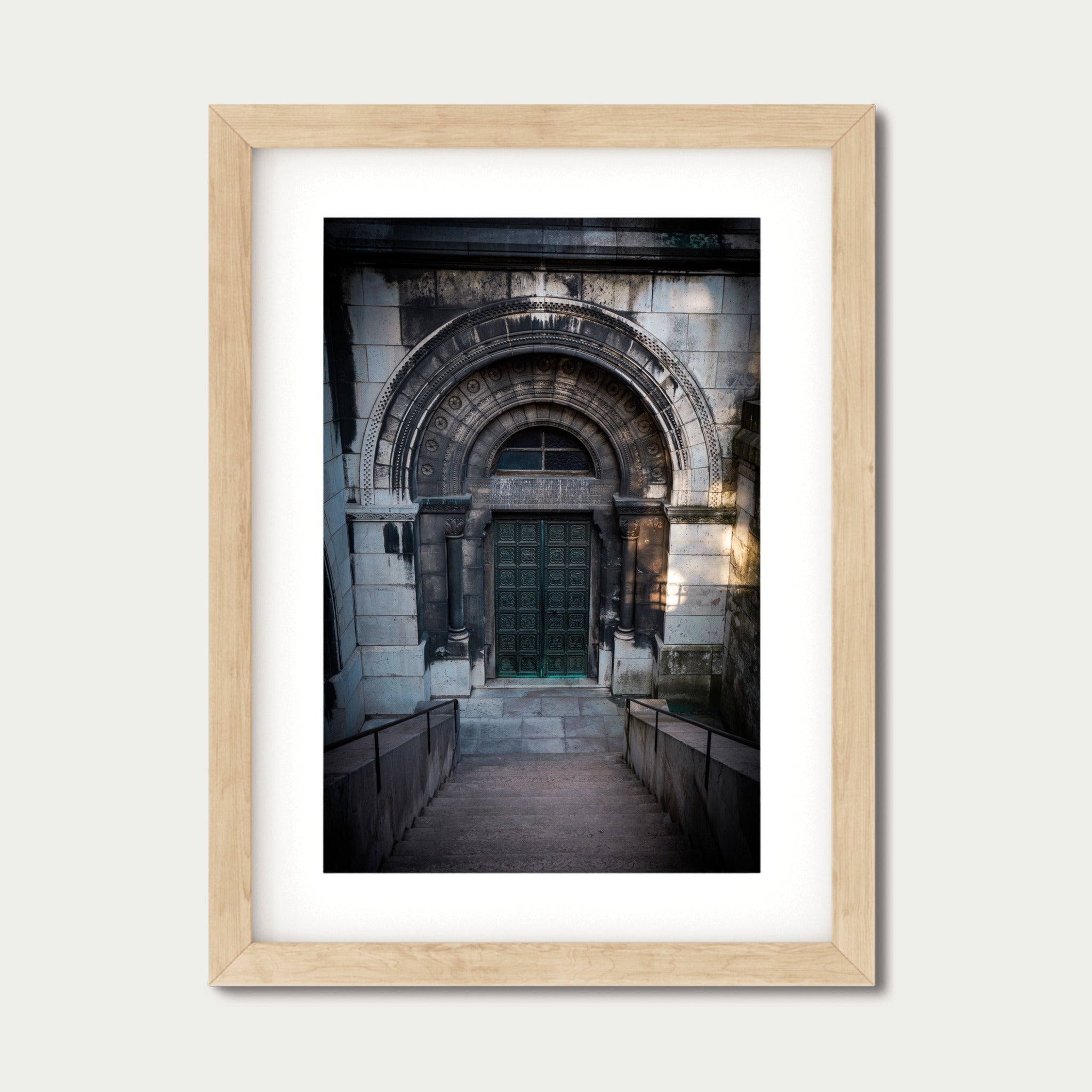 Beneath the Basilica - Historic Paris Architecture Photography Print