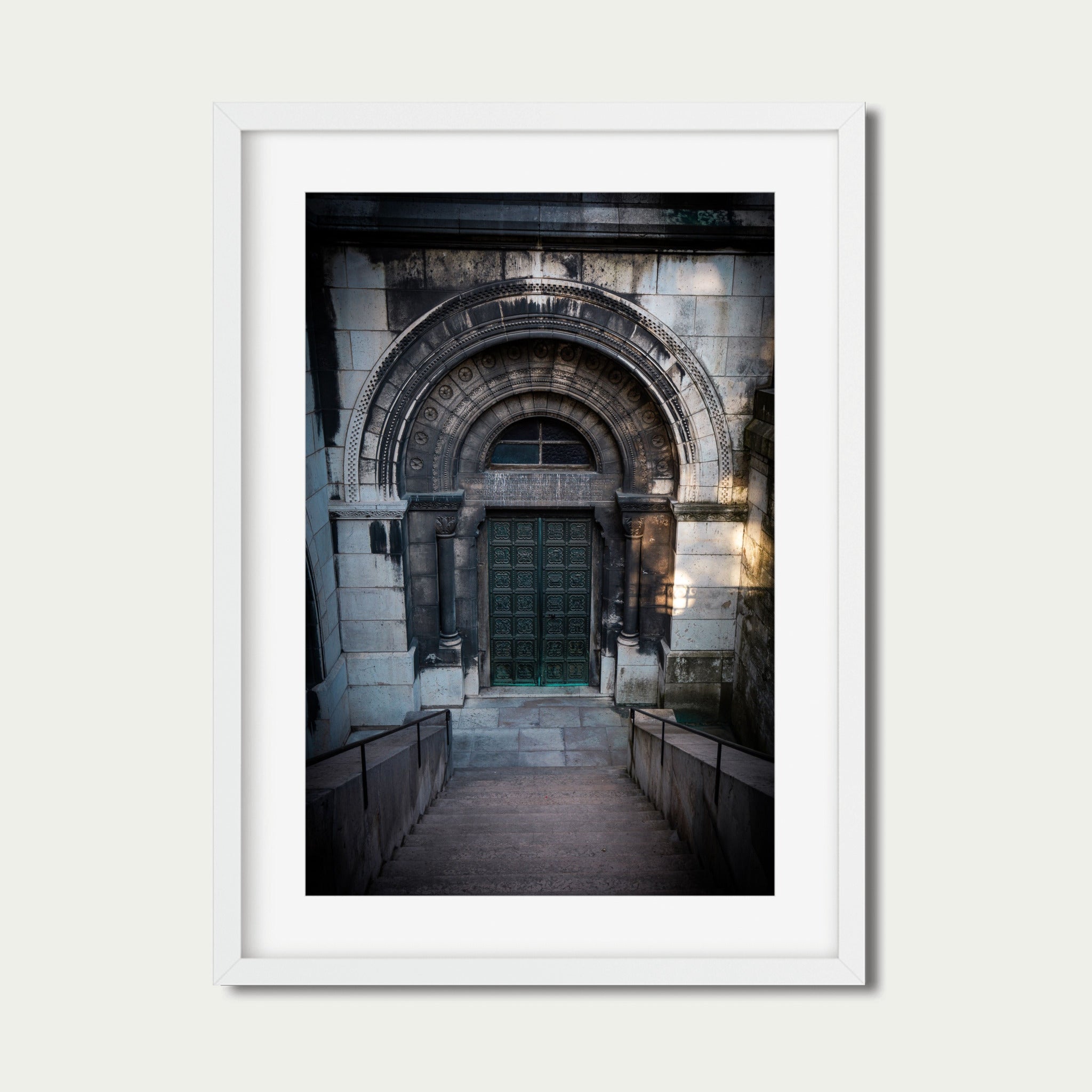 Beneath the Basilica - Historic Paris Architecture Photography Print