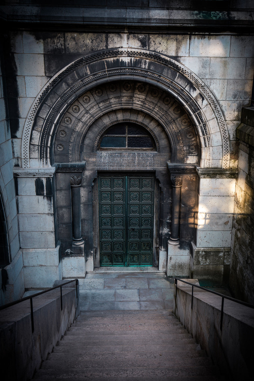 Beneath the Basilica - Historic Paris Architecture Photography Print