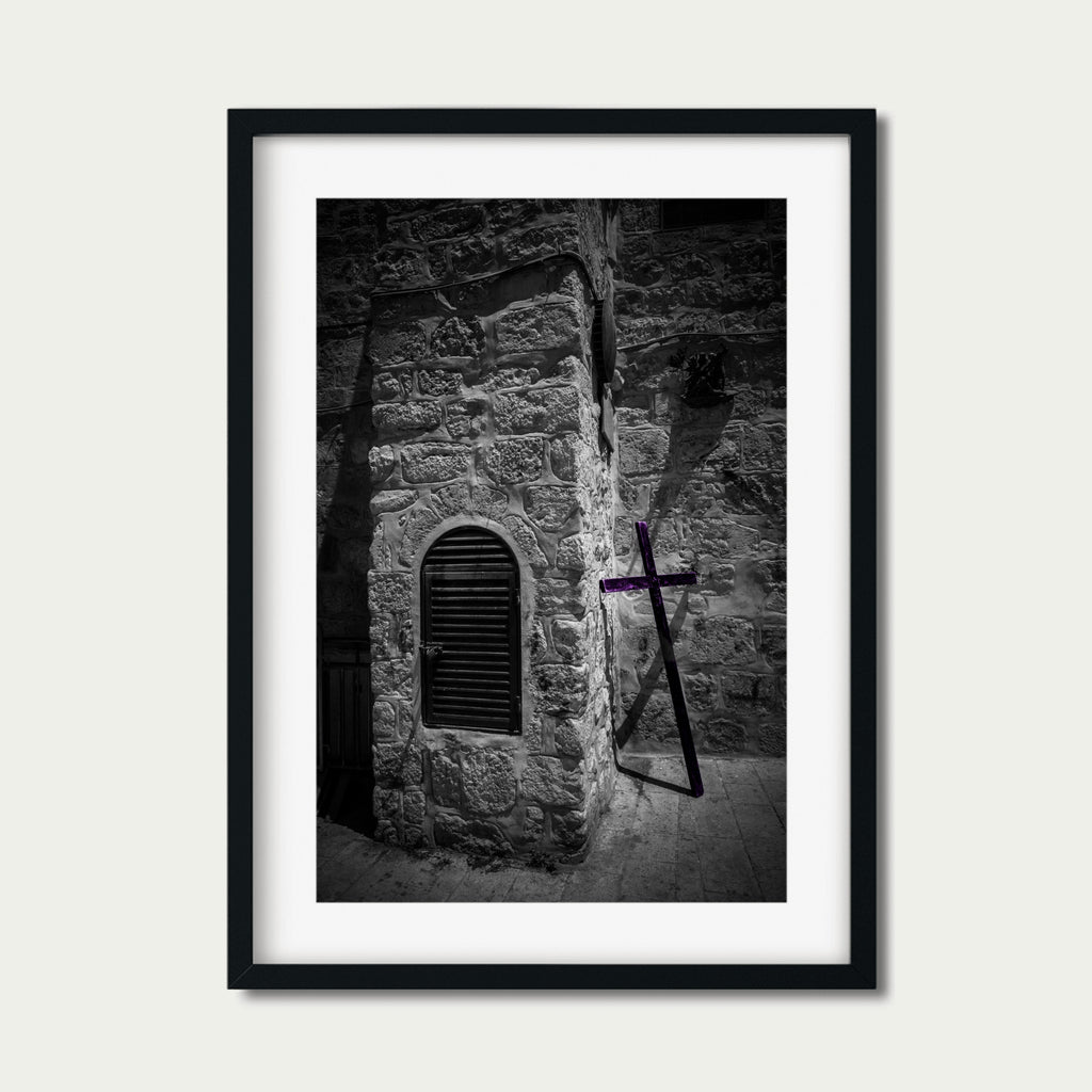 The Burden and the Wall – Via Dolorosa Fine Art Photography from Jerusalem