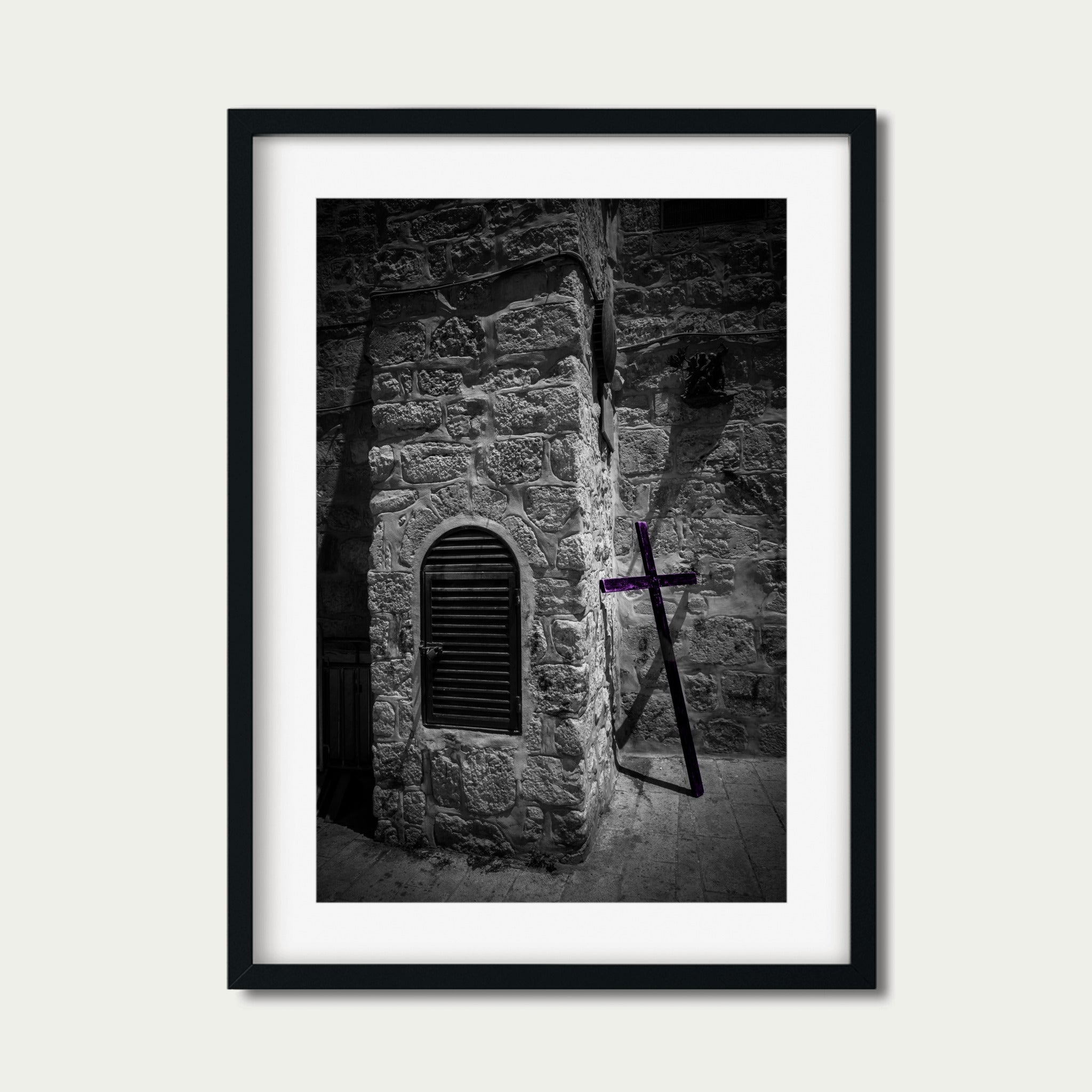 The Burden and the Wall – Via Dolorosa Fine Art Photography from Jerusalem