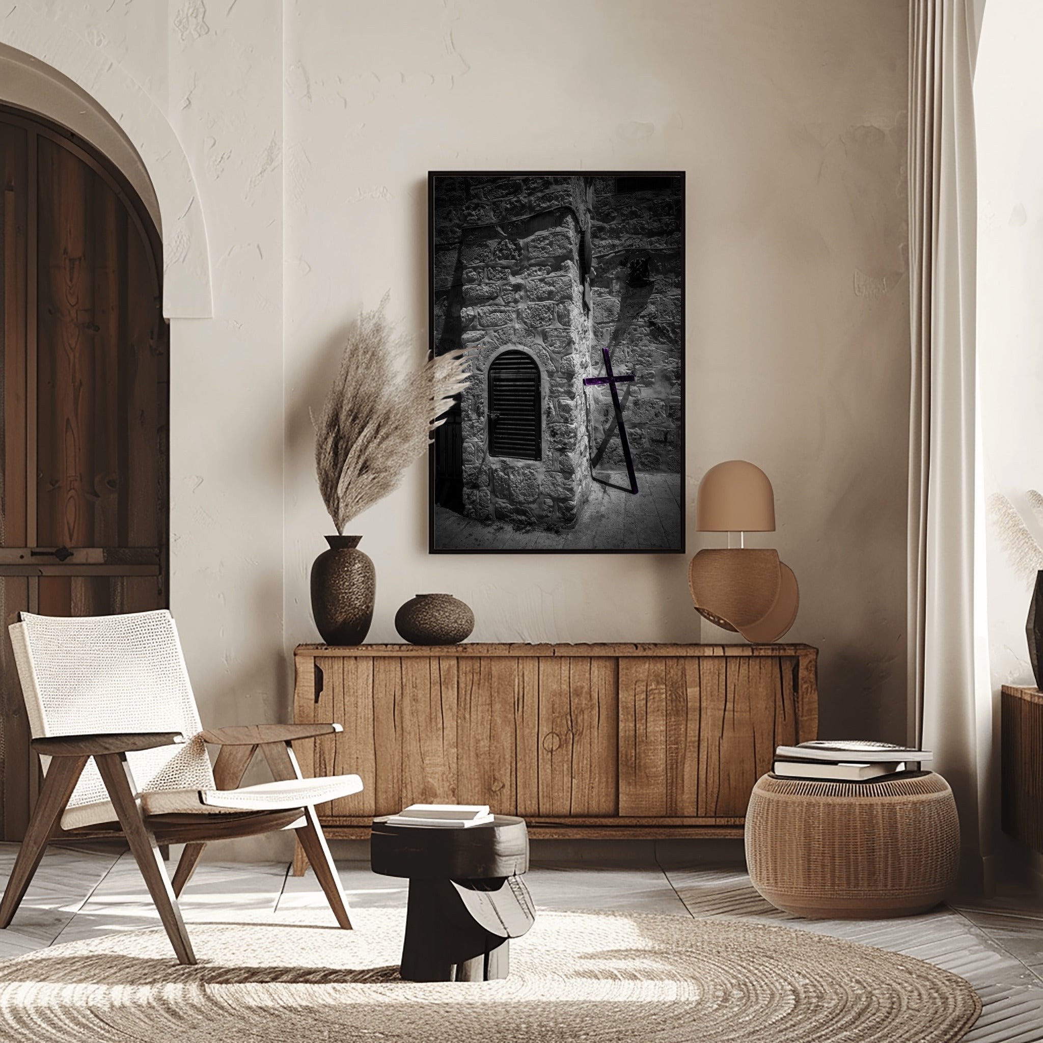 The Burden and the Wall – Via Dolorosa Fine Art Photography from Jerusalem