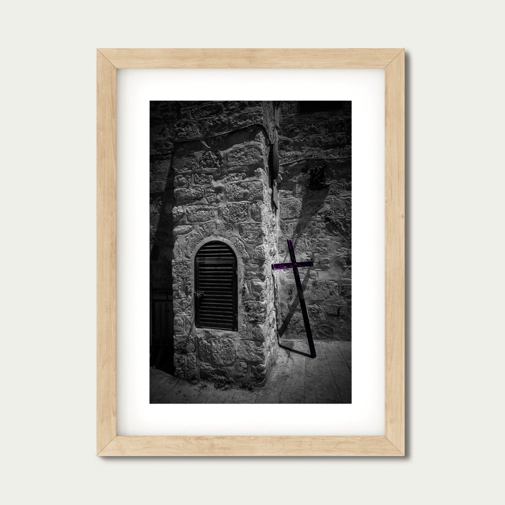 The Burden and the Wall – Via Dolorosa Fine Art Photography from Jerusalem