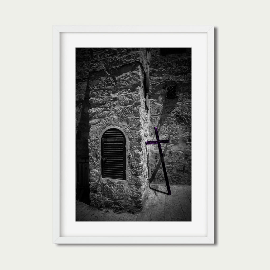 The Burden and the Wall – Via Dolorosa Fine Art Photography from Jerusalem