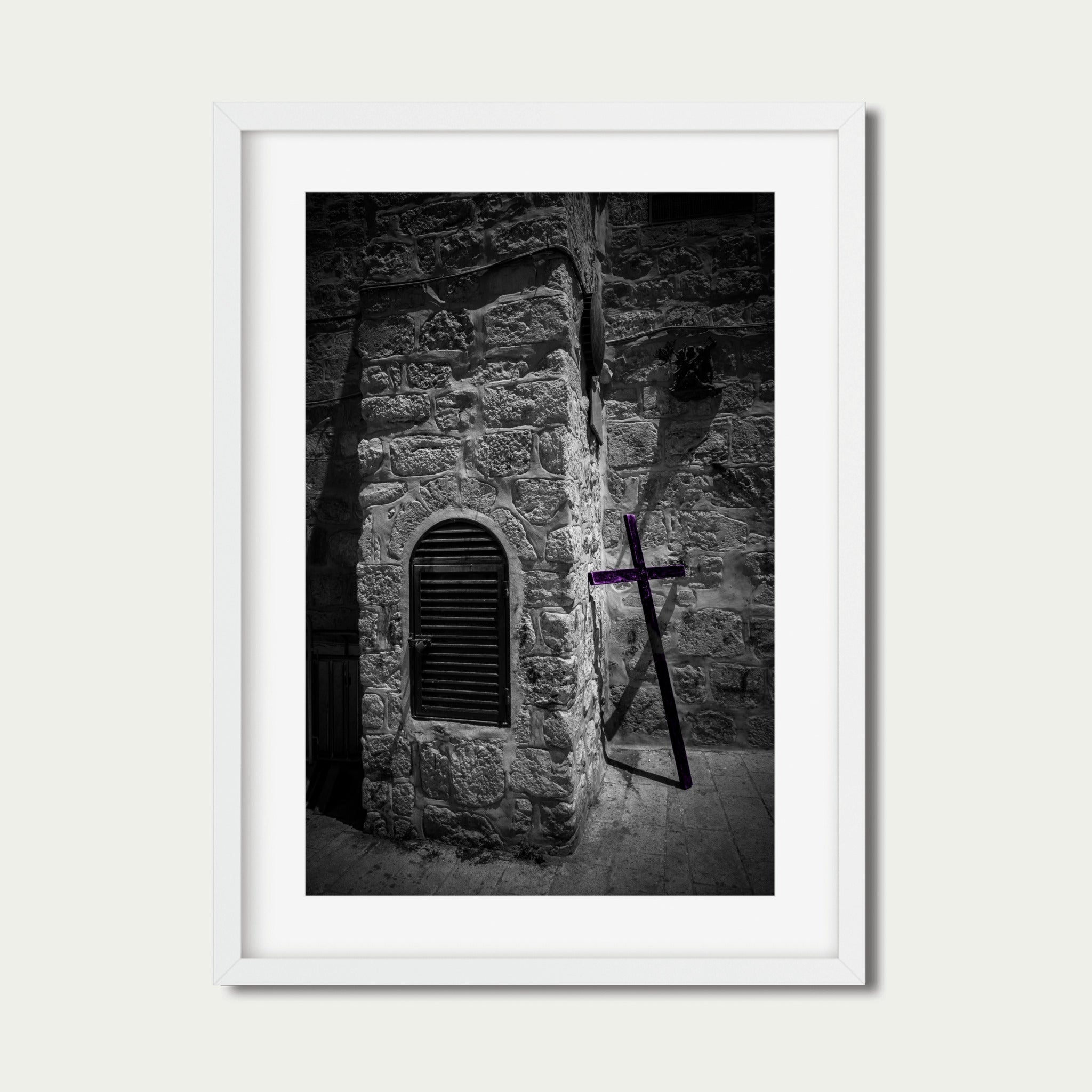 The Burden and the Wall – Via Dolorosa Fine Art Photography from Jerusalem