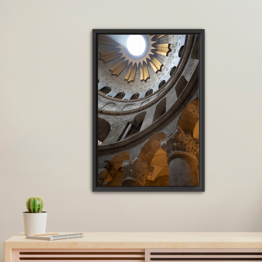 Celestial Architecture – Church of the Holy Sepulchre Dome Photography Print