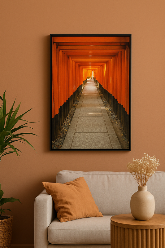 Fushimi Inari Shrine Torii Gate Corridor | Kyoto Japan Photography Print