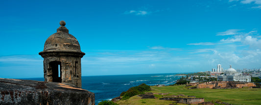 Castillo San Felipe del Morro Watchtower | San Juan Puerto Rico Coastal Photography Print