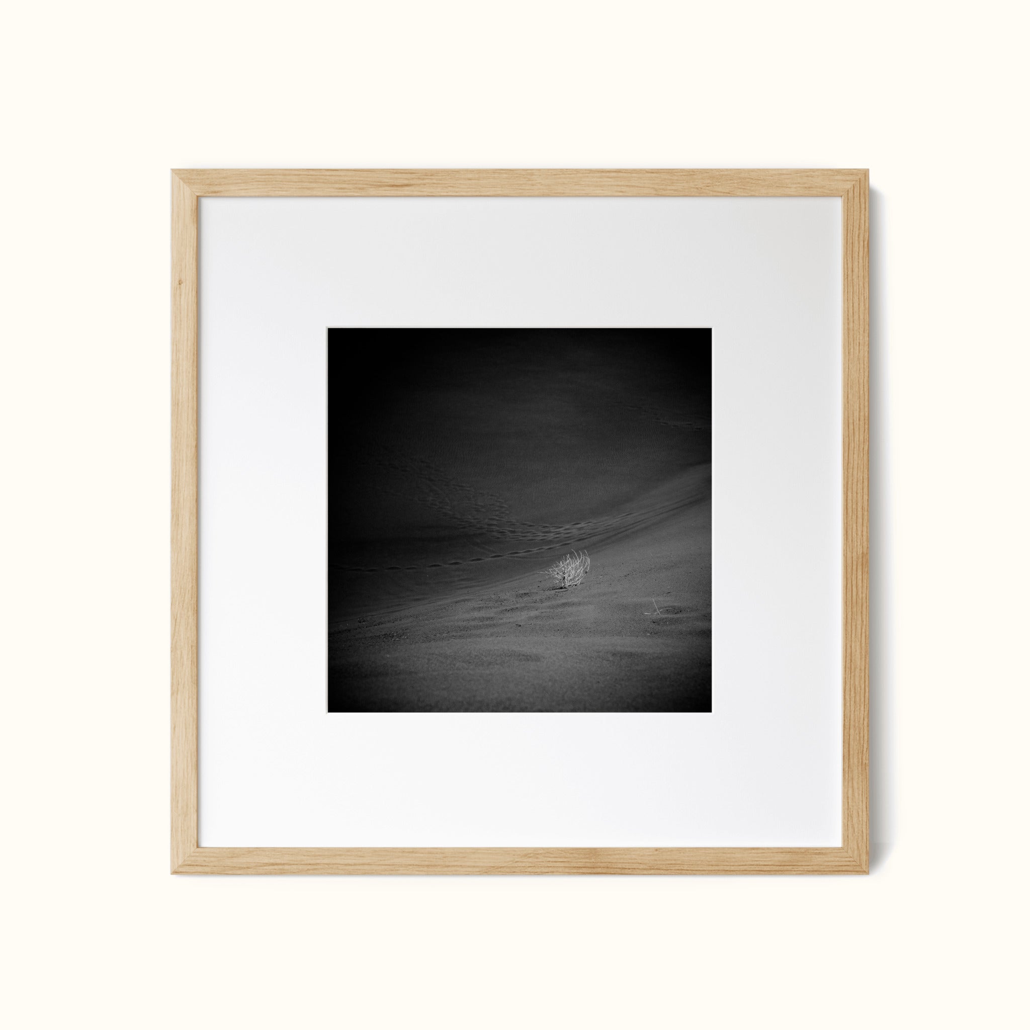 Desert Soliloquy – Fine Art Minimalist Desert Print with Tumbleweed