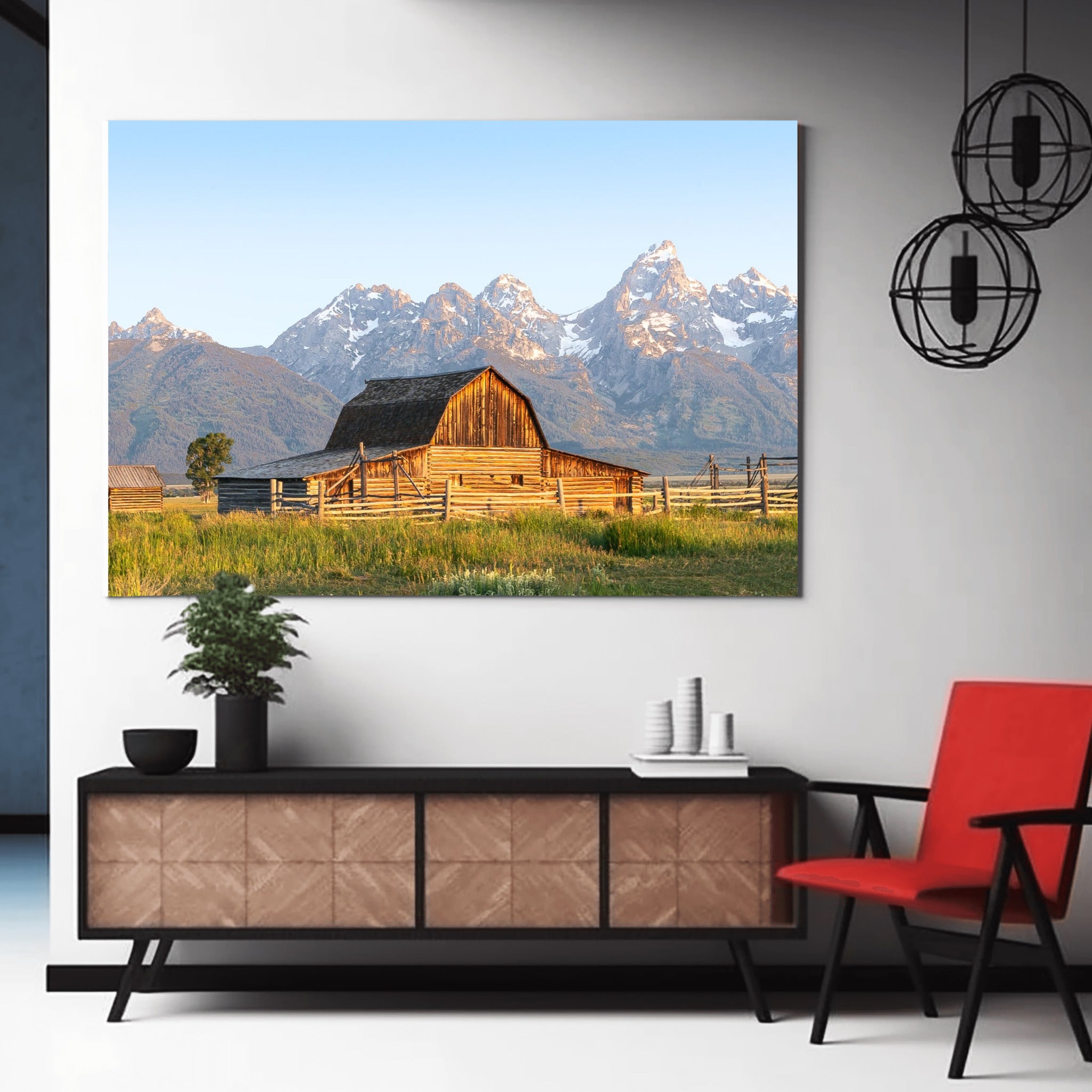 Daybreak – Grand Teton | Mormon Row Fine Art Print