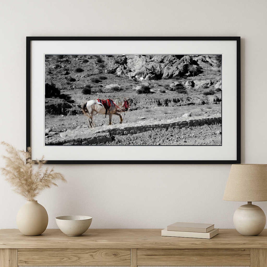 Desert Pause – Fine Art Photography Print from Petra, Jordan