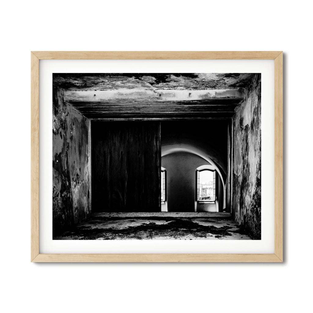 Echoes Through Stone – Weathered Archway Print | Historic Architecture Wall Art