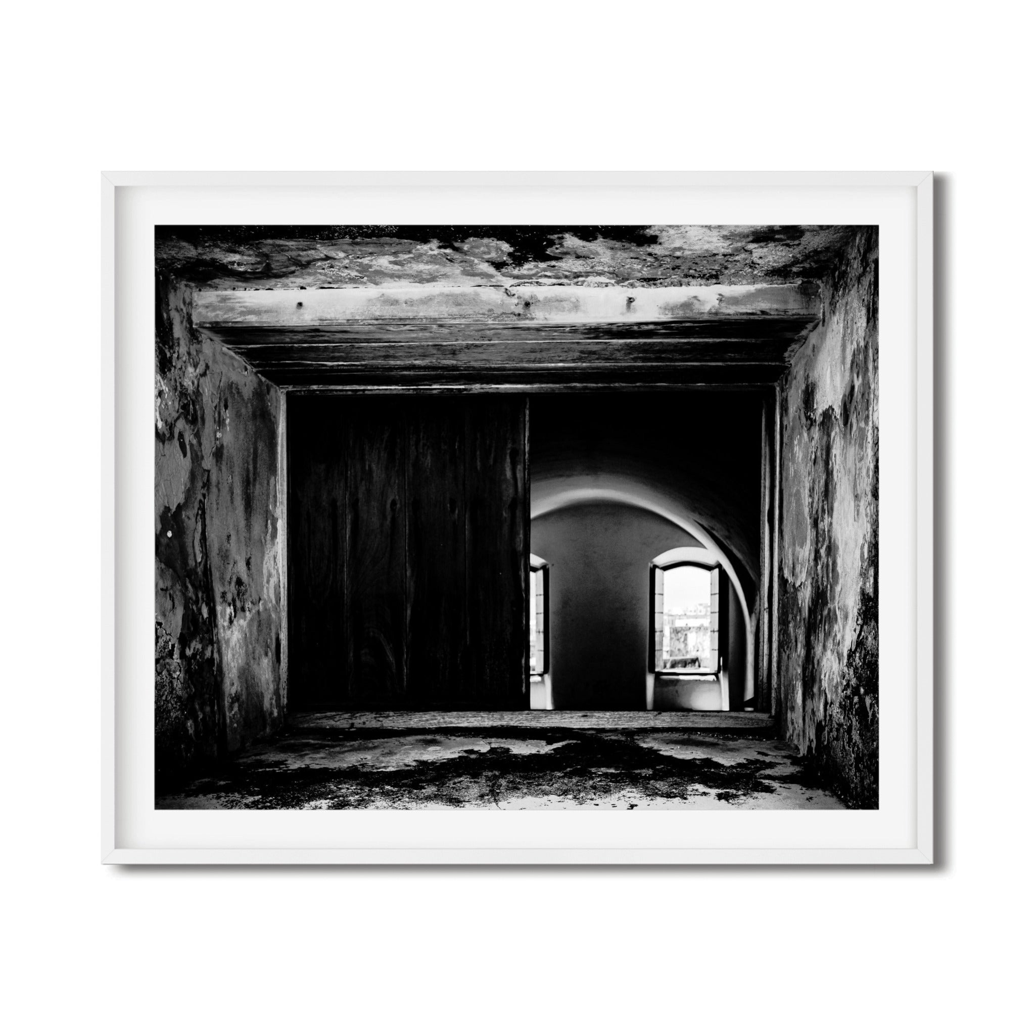Echoes Through Stone – Weathered Archway Print | Historic Architecture Wall Art