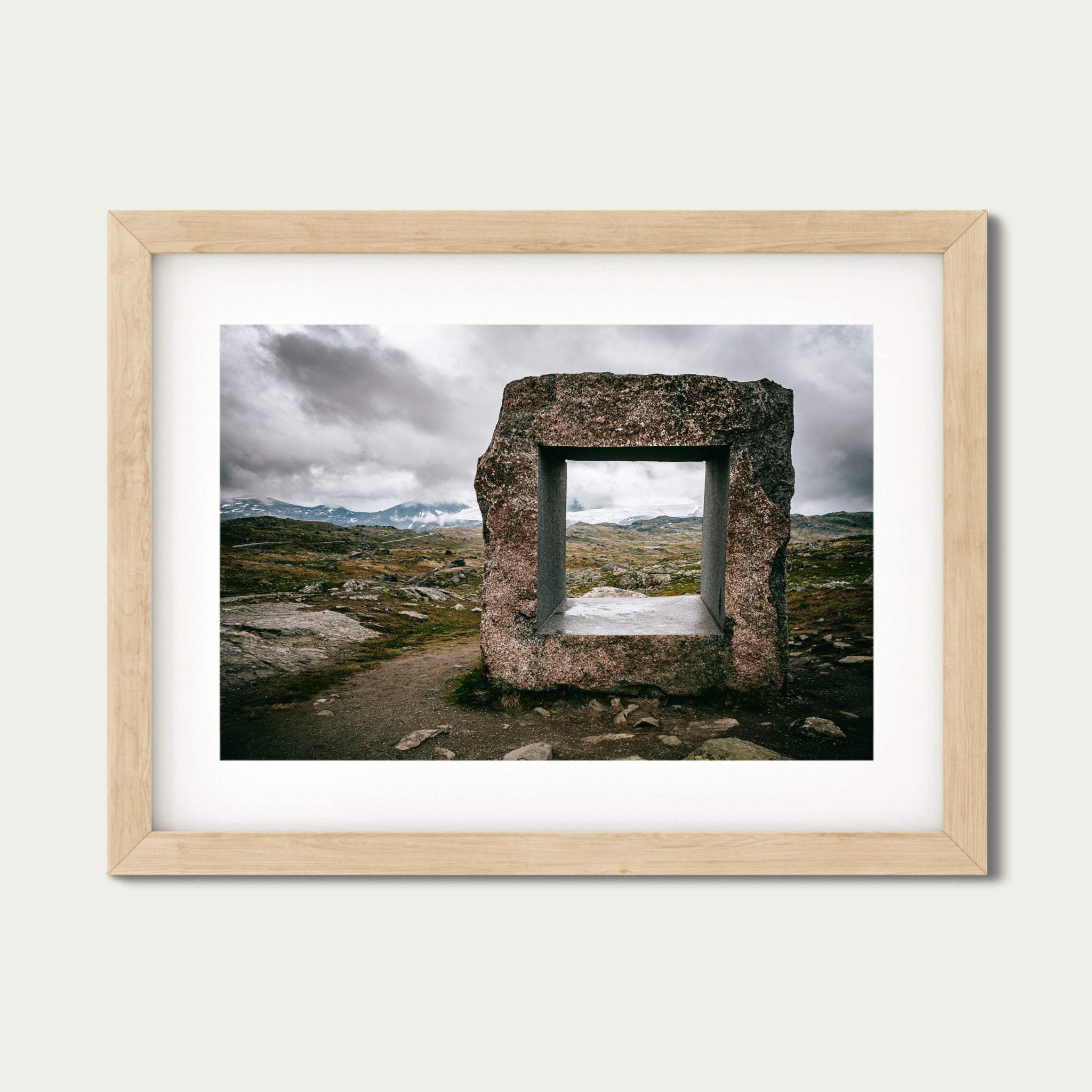 Framed | Fine Art Norway Mountain View Print