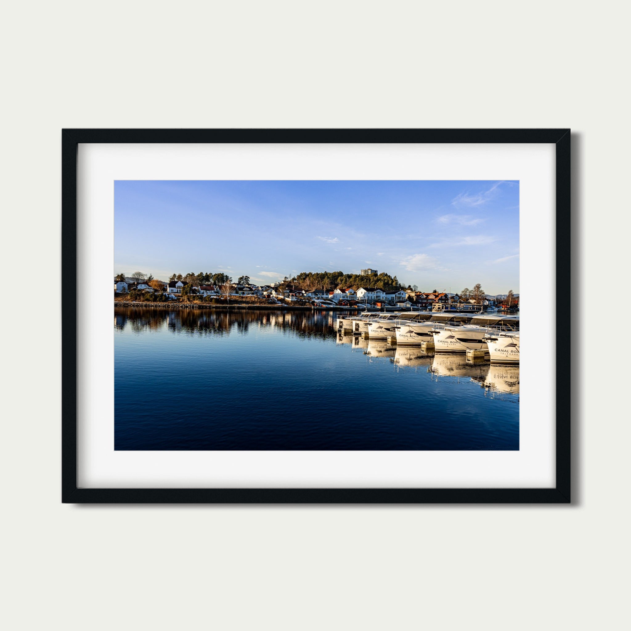 Harbouring Light - Fine Art Norway Harbor Print | Scandinavian Wall Art
