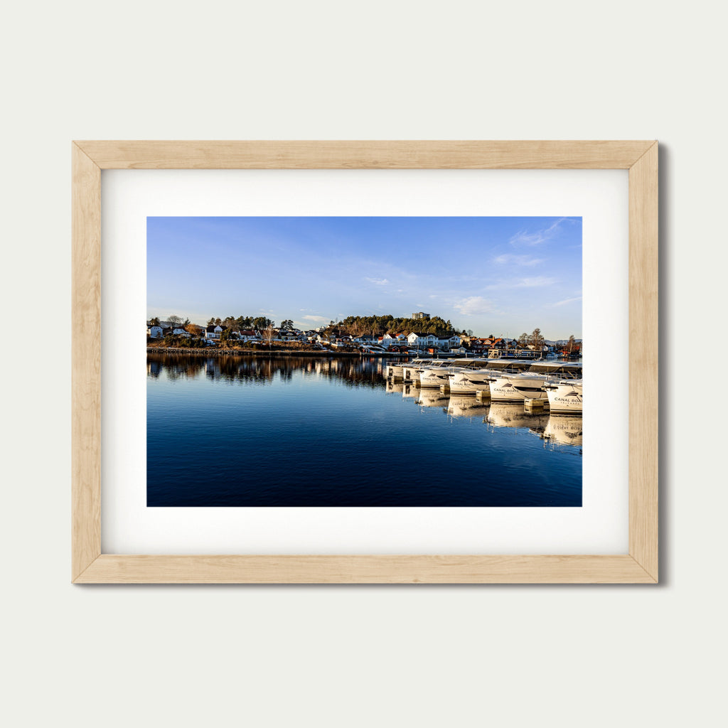 Harbouring Light - Fine Art Norway Harbor Print | Scandinavian Wall Art