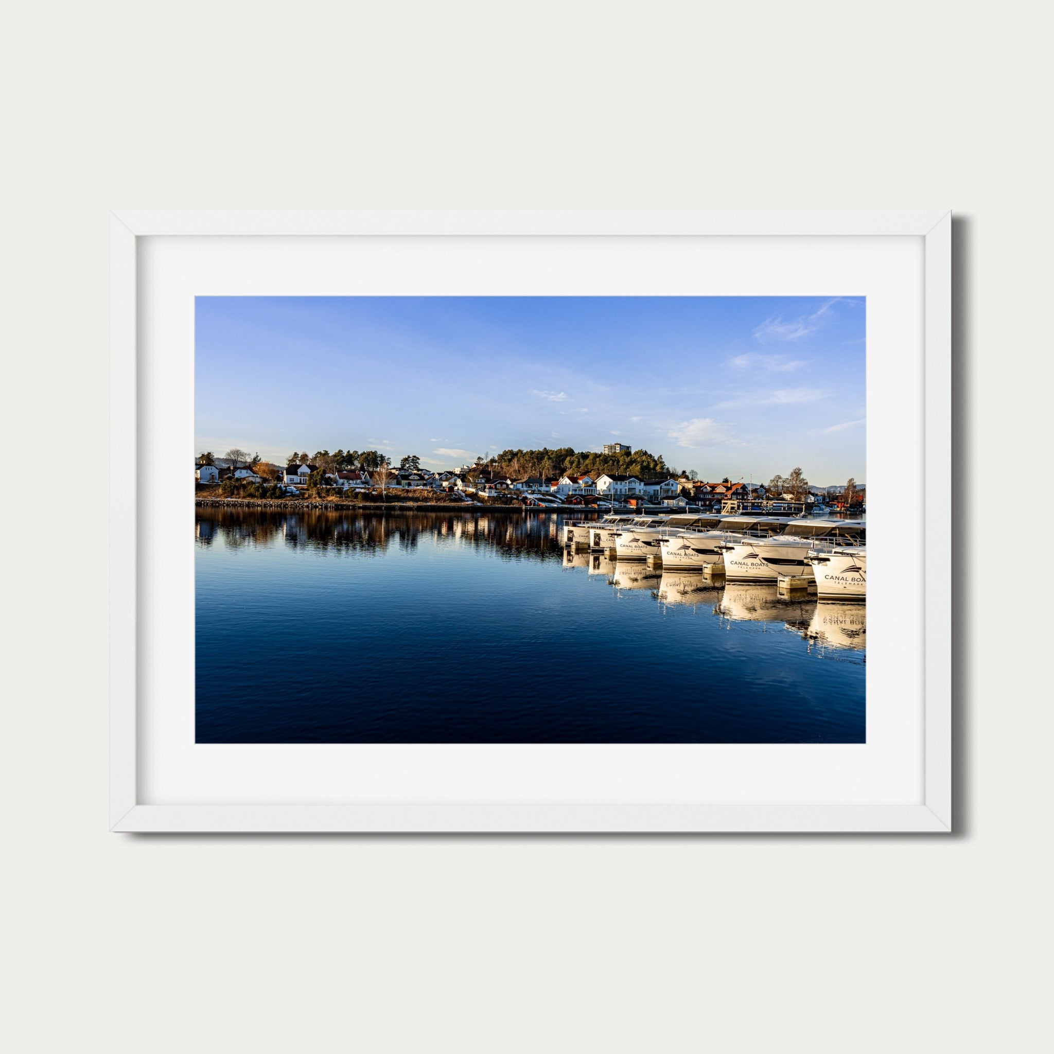 Harbouring Light - Fine Art Norway Harbor Print | Scandinavian Wall Art