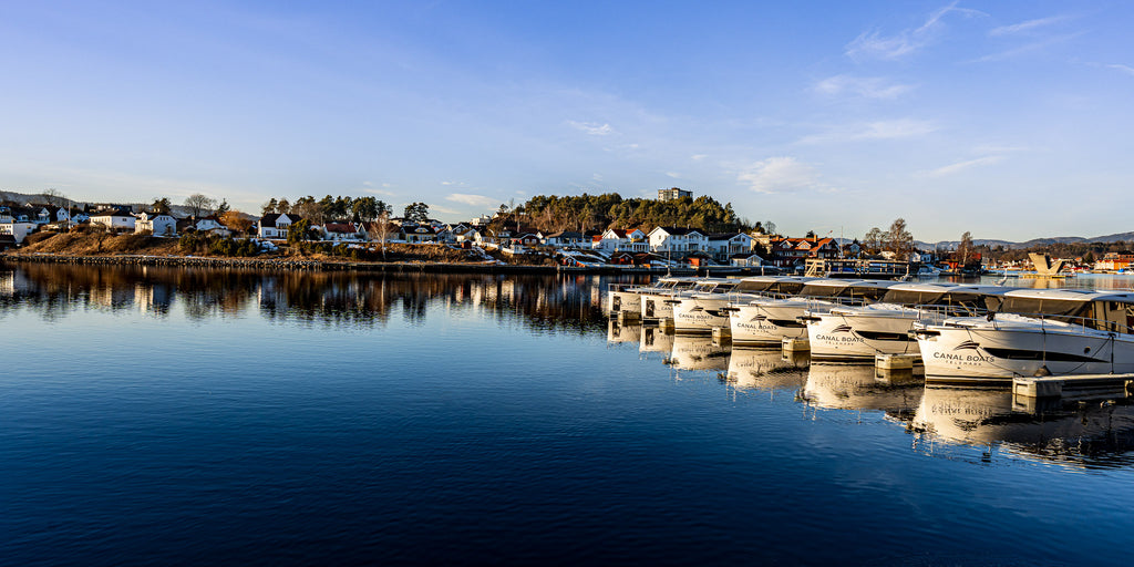 Harbouring Light - Fine Art Norway Harbor Print | Scandinavian Wall Art