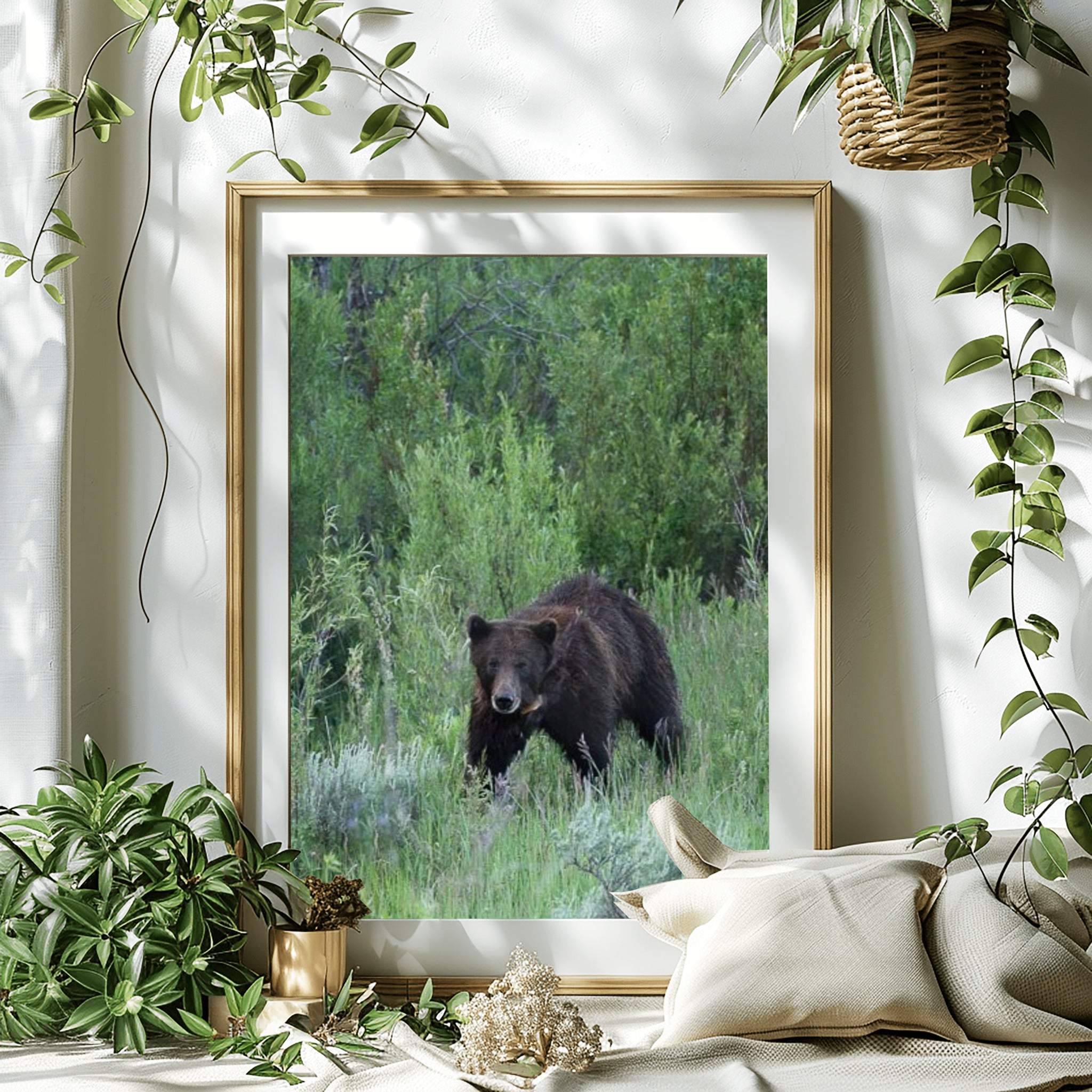 In Her Wake - Grand Tetons Wildlife Fine Art Print