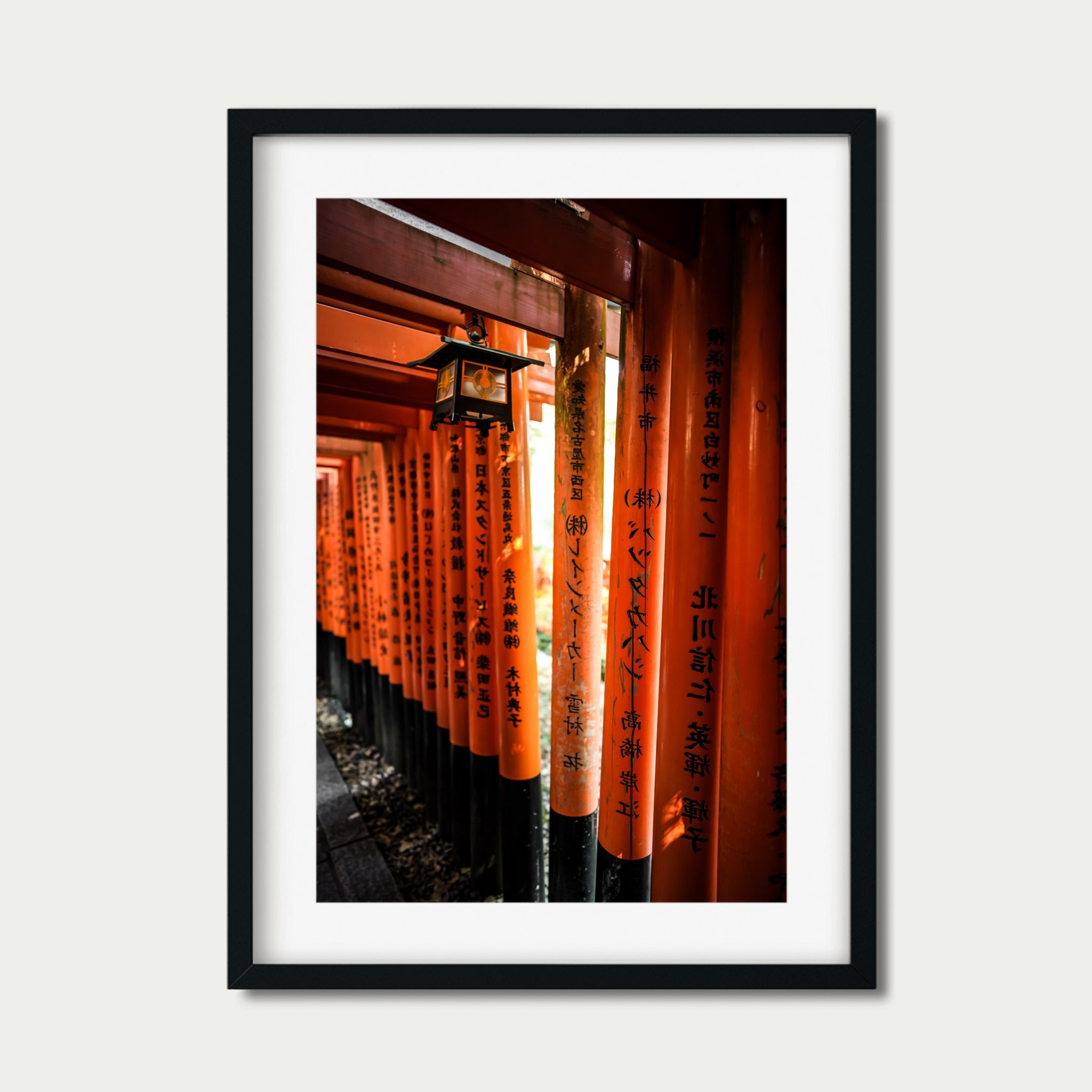 Fushimi Inari Shrine Lantern – Kyoto Torii Gate Photography Print | Japanese Wall Art