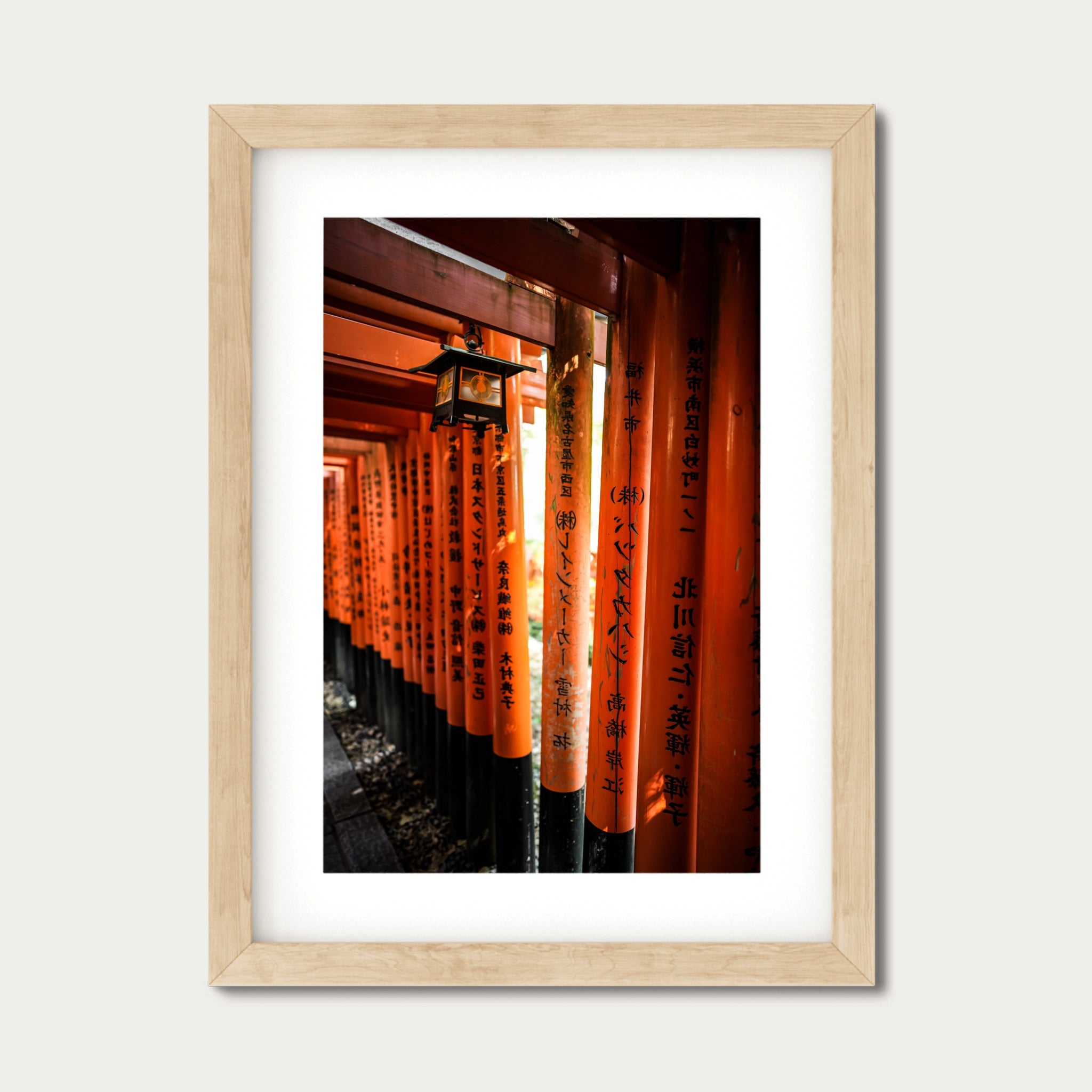 Fushimi Inari Shrine Lantern – Kyoto Torii Gate Photography Print | Japanese Wall Art