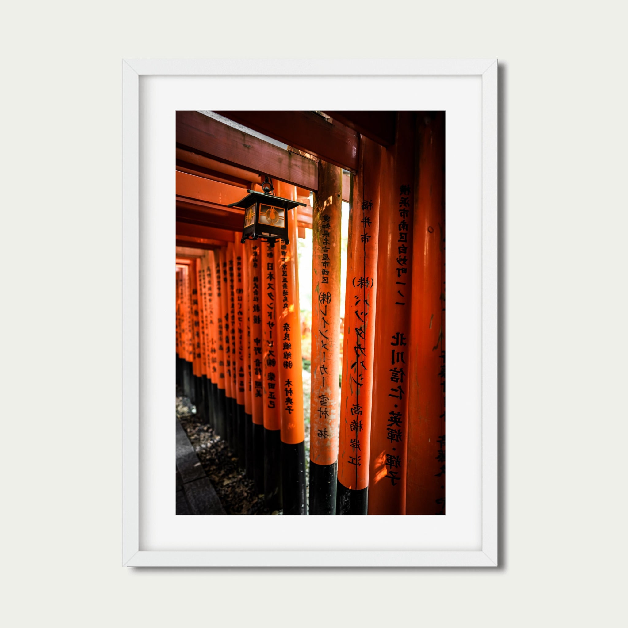 Fushimi Inari Shrine Lantern – Kyoto Torii Gate Photography Print | Japanese Wall Art