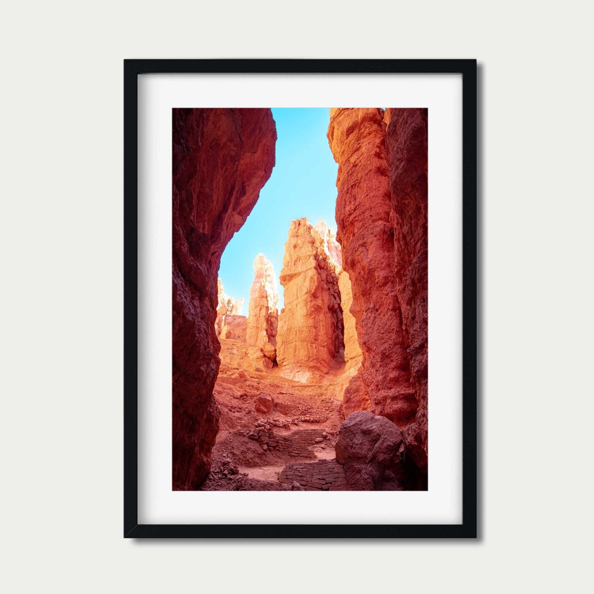Path Through Flame | Bryce Canyon Hoodoo Trail Fine Art Photography Print