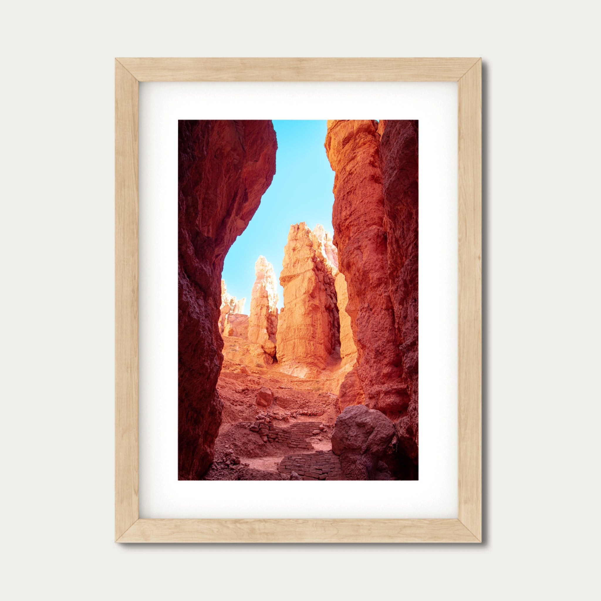 Path Through Flame | Bryce Canyon Hoodoo Trail Fine Art Photography Print