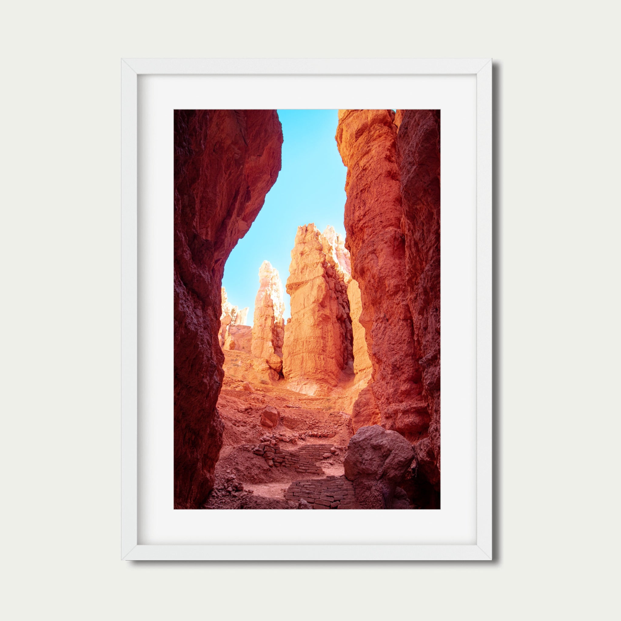 Path Through Flame | Bryce Canyon Hoodoo Trail Fine Art Photography Print