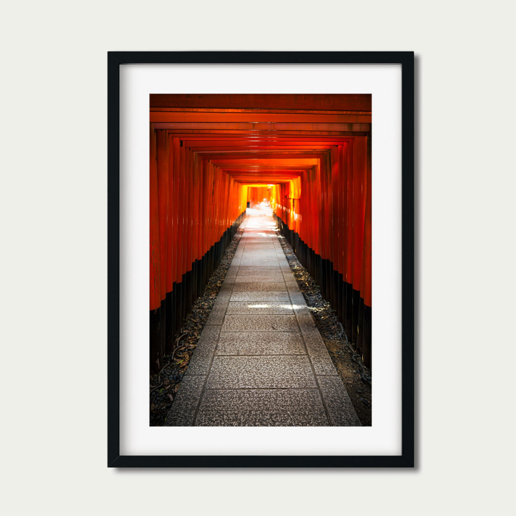 Fushimi Inari Shrine Torii Gate Corridor | Kyoto Japan Photography Print