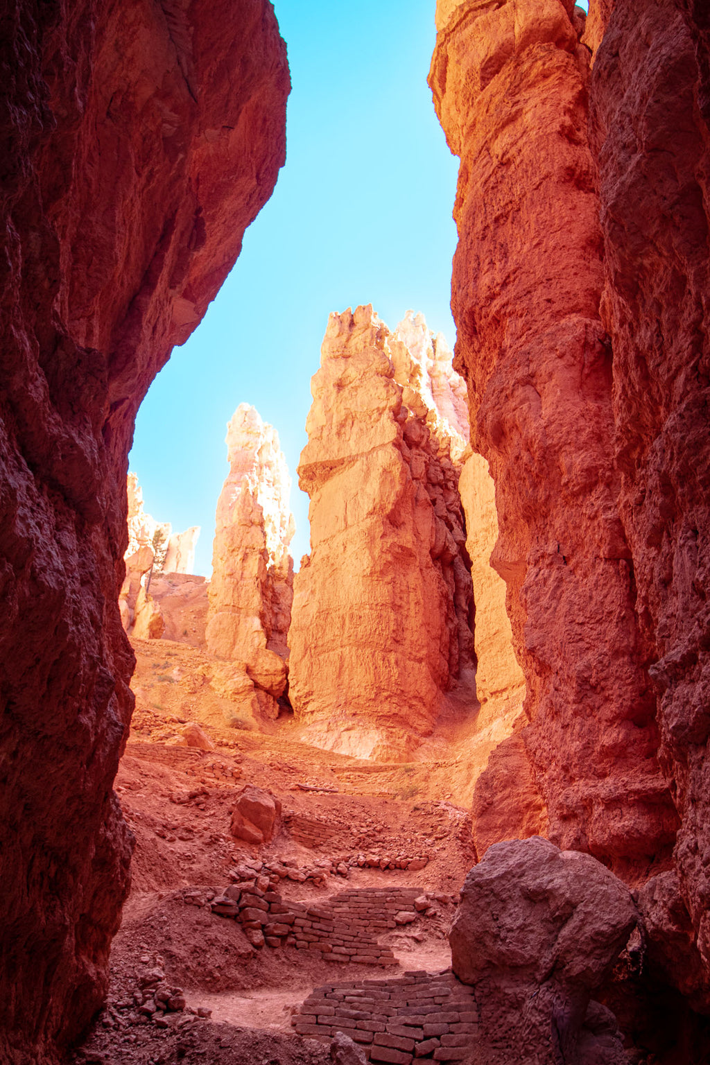 Path Through Flame | Bryce Canyon Hoodoo Trail Fine Art Photography Print