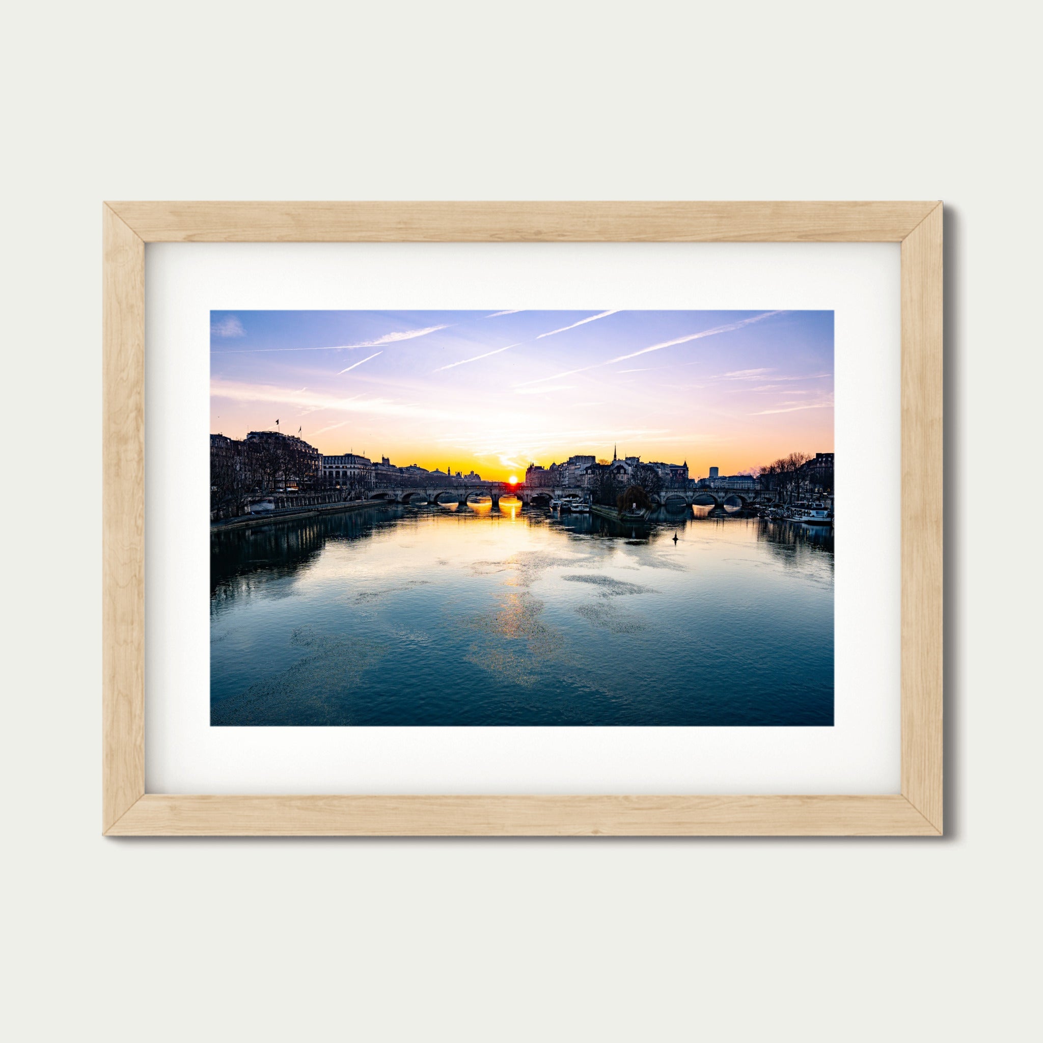 Riverlight – Paris Sunrise Over the Seine | Fine Art Photography Print