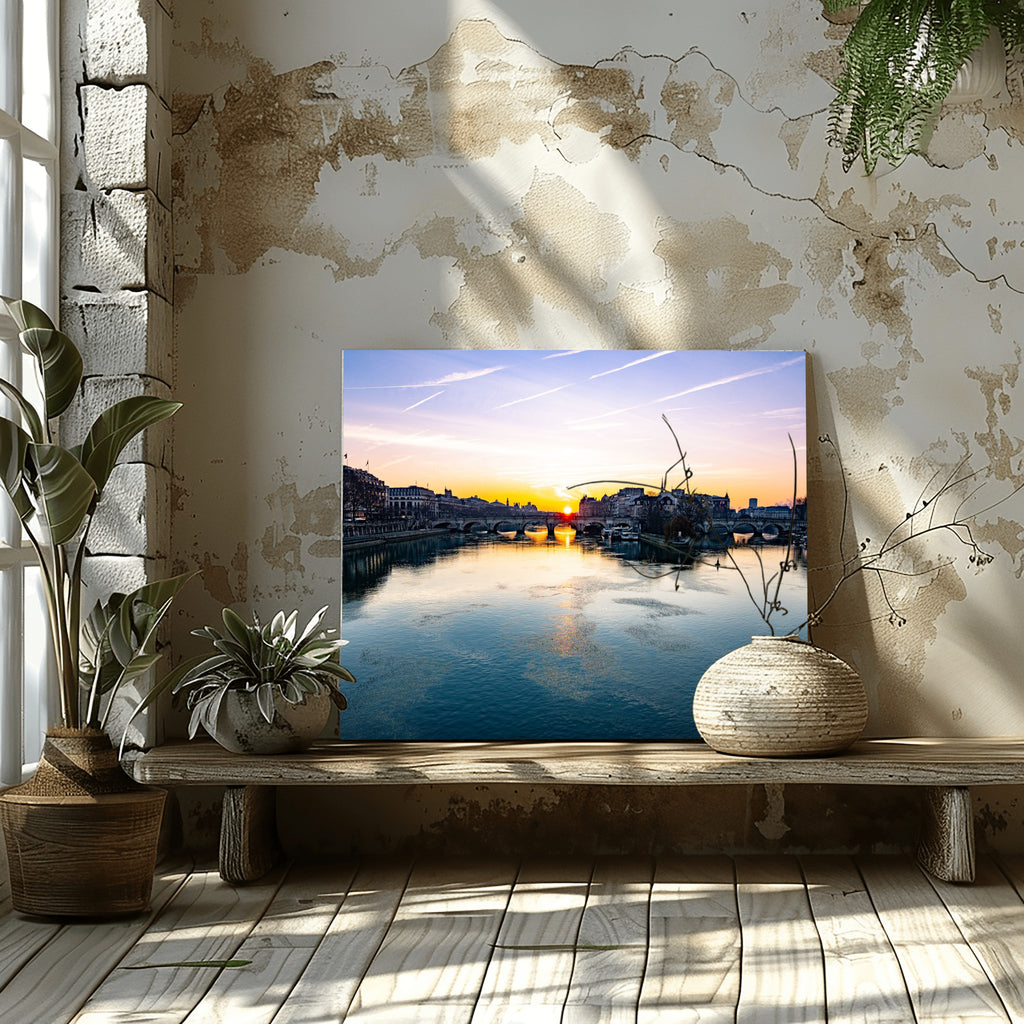 Riverlight – Paris Sunrise Over the Seine | Fine Art Photography Print