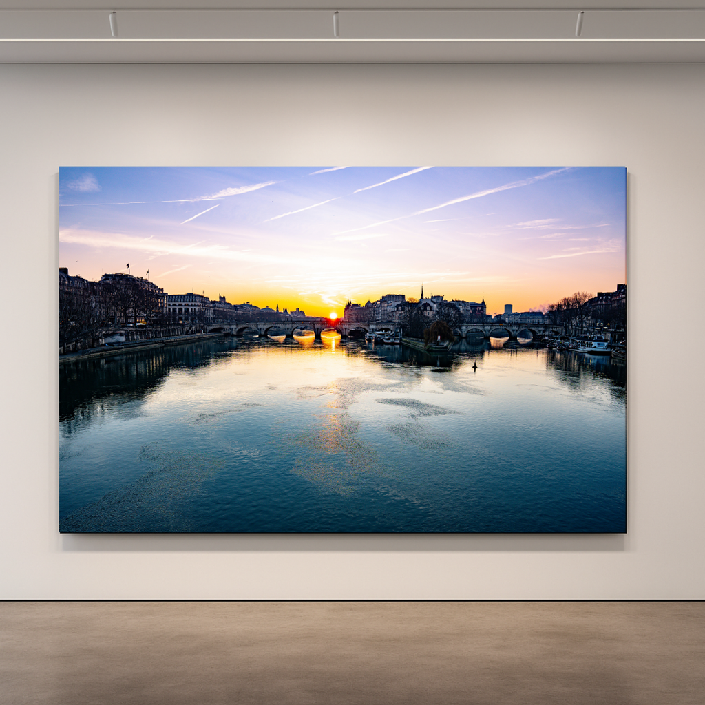 Riverlight – Paris Sunrise Over the Seine | Fine Art Photography Print