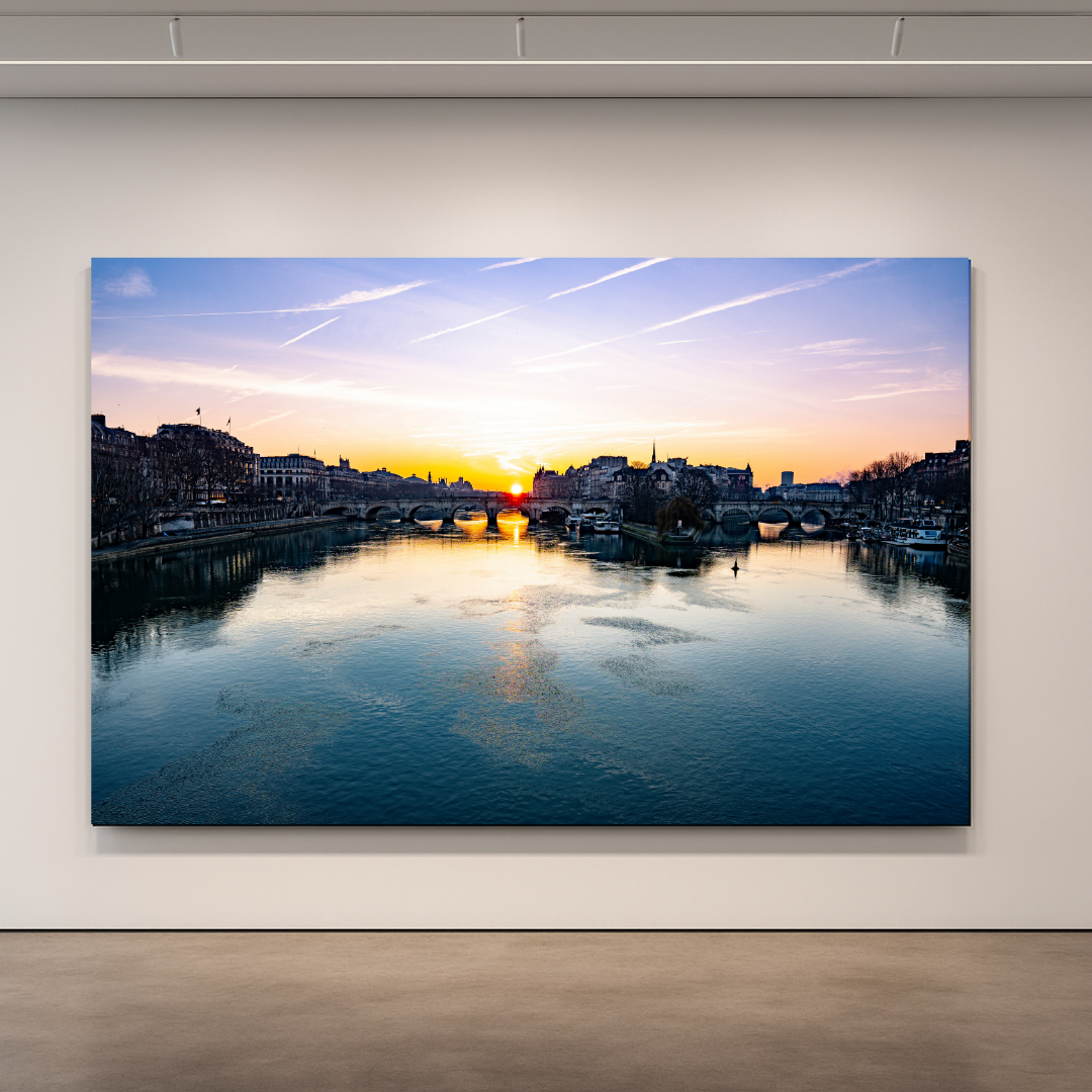 Riverlight – Paris Sunrise Over the Seine | Fine Art Photography Print