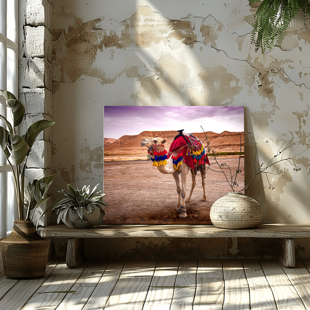 Spirit of the Desert – Bedouin Camel in Wadi Rum, Jordan | Fine Art Photography Print