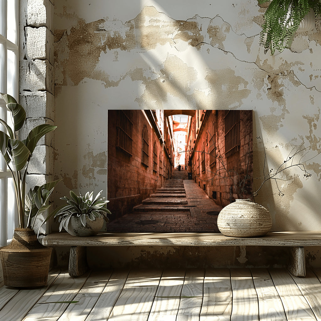 Steps of the Faithfull – Old City of Jerusalem Fine Art Photography
