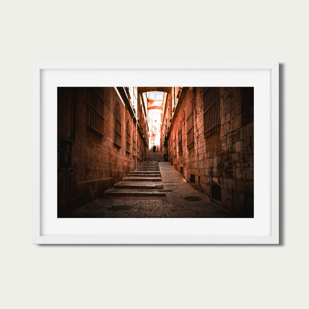 Steps of the Faithfull – Old City of Jerusalem Fine Art Photography