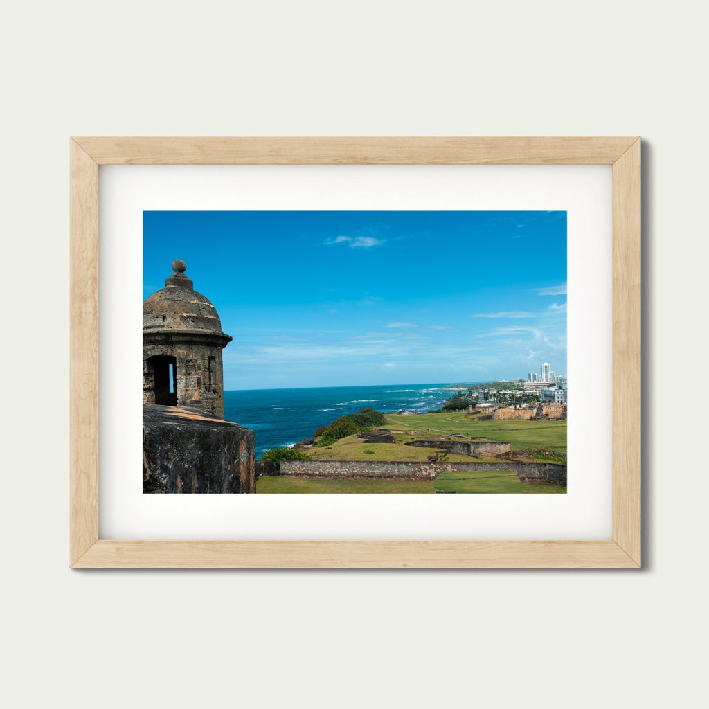 Castillo San Felipe del Morro Watchtower | San Juan Puerto Rico Coastal Photography Print