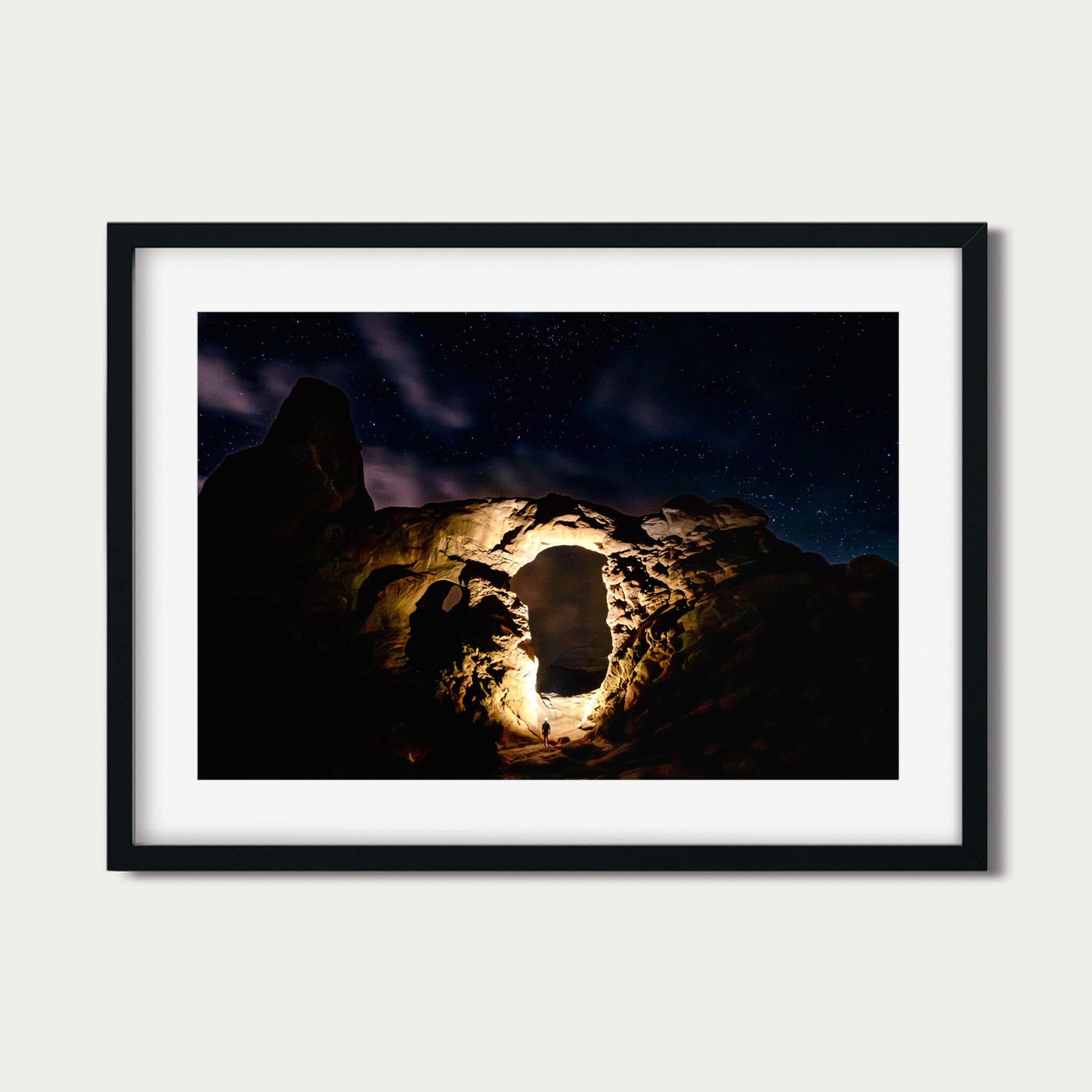 Starlit Silence – Arches National Park Night Sky Fine Art Print