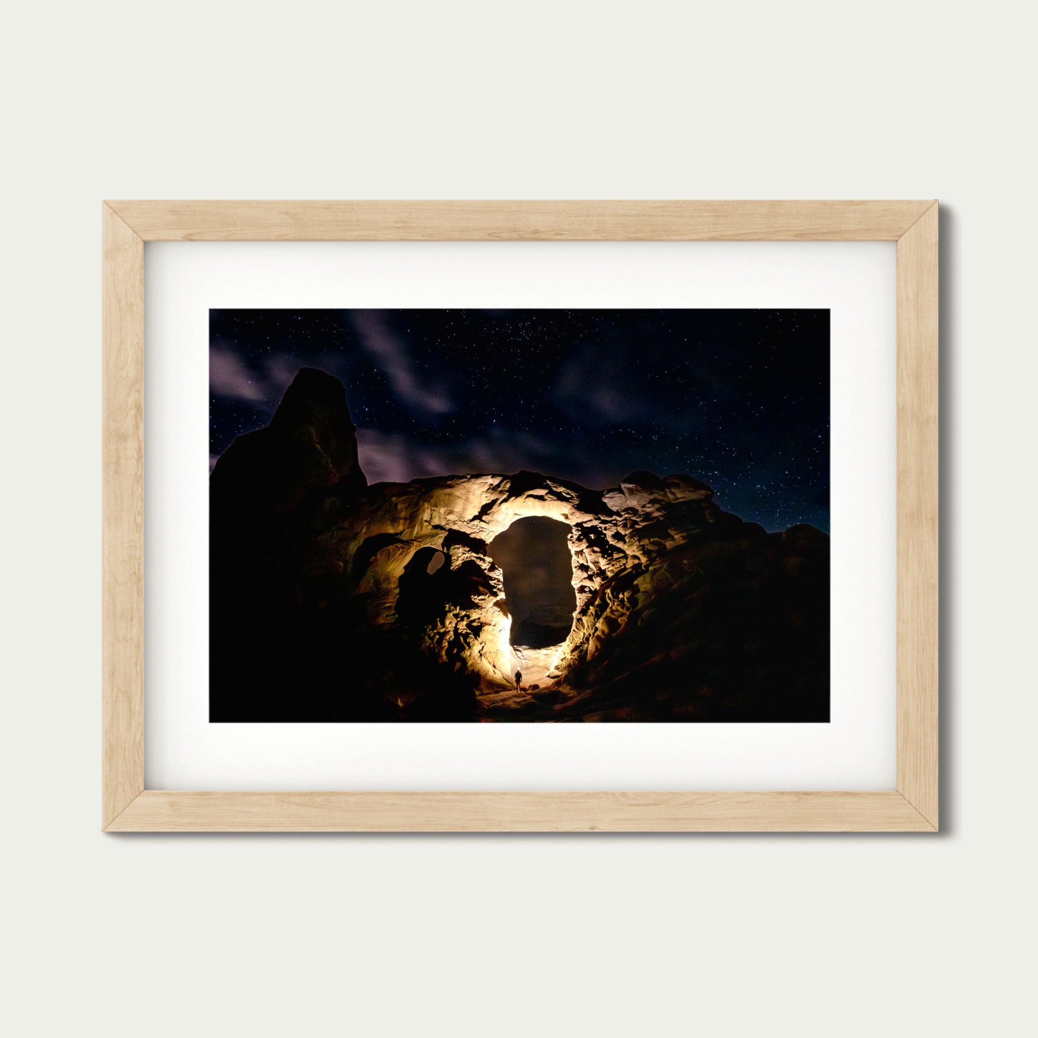 Starlit Silence – Arches National Park Night Sky Fine Art Print
