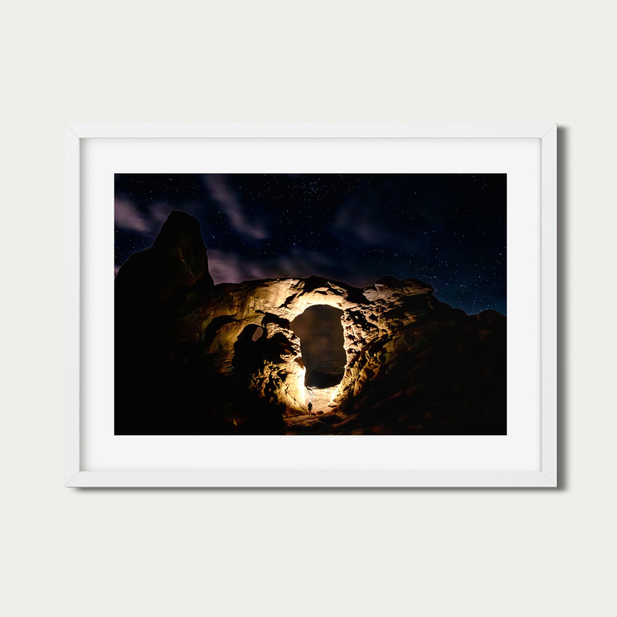 Starlit Silence – Arches National Park Night Sky Fine Art Print