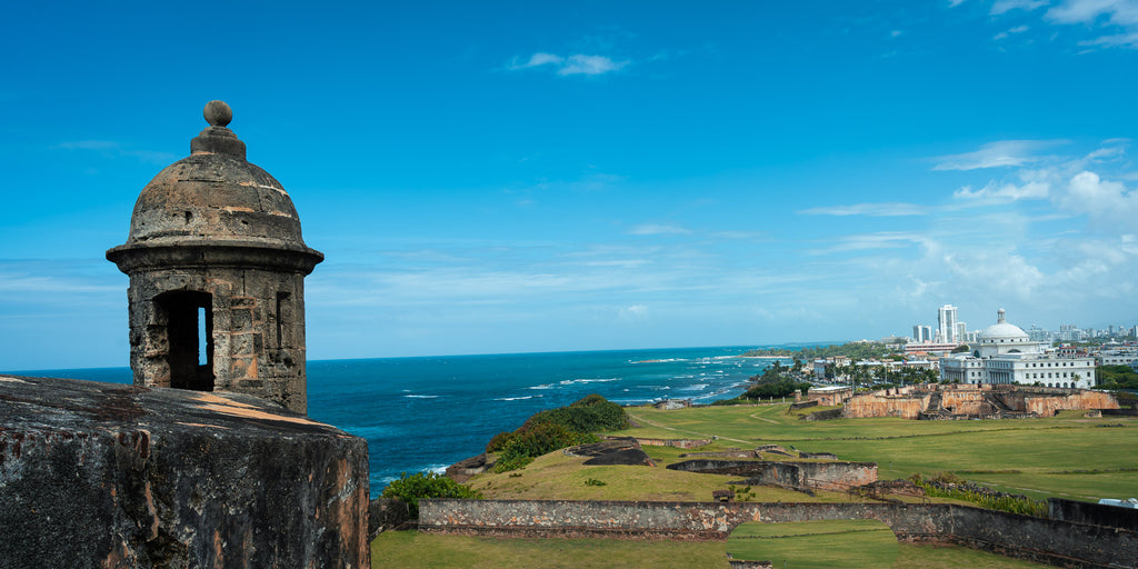 Castillo San Felipe del Morro Watchtower | San Juan Puerto Rico Coastal Photography Print