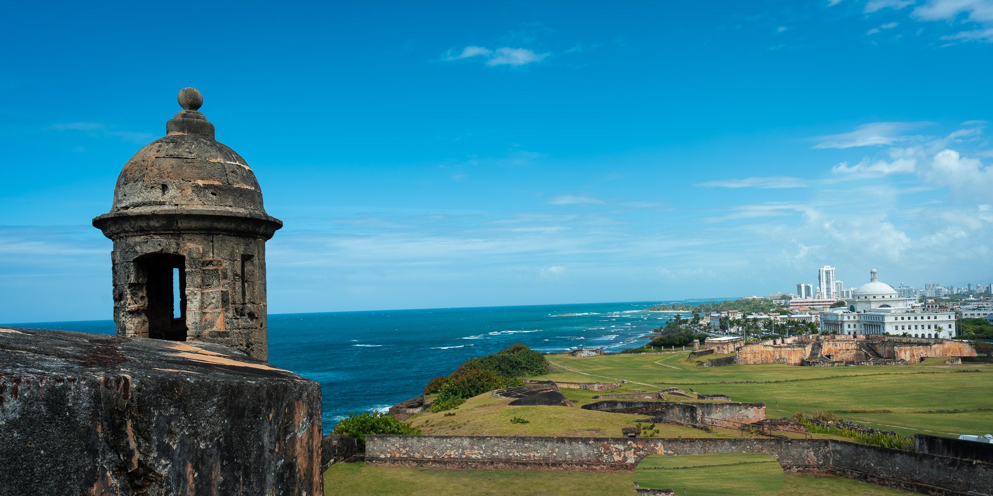 Castillo San Felipe del Morro Watchtower | San Juan Puerto Rico Coastal Photography Print