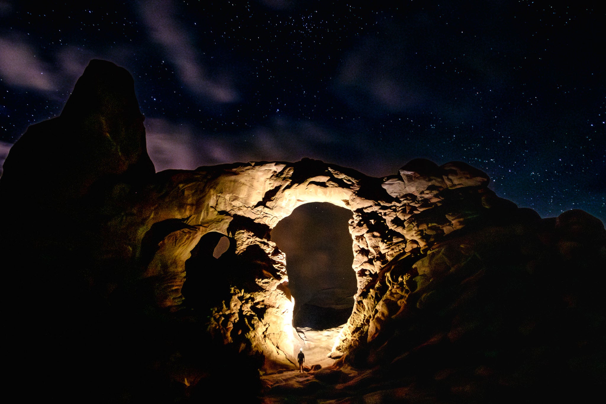 Starlit Silence – Arches National Park Night Sky Fine Art Print