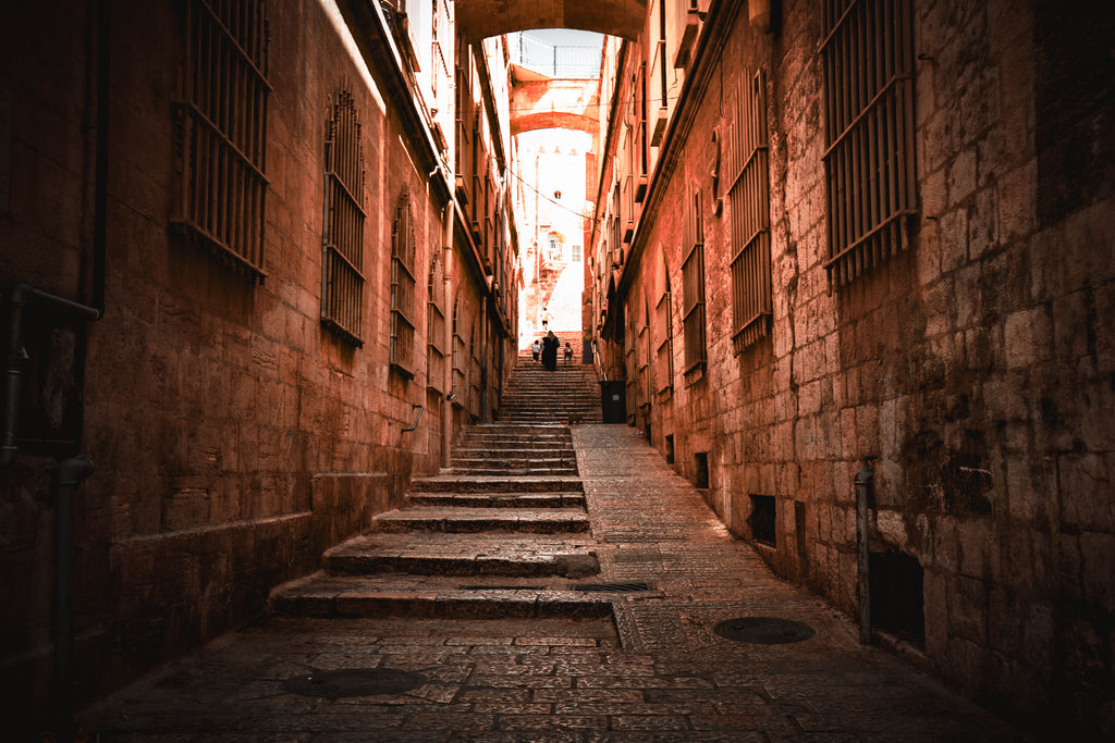 Steps of the Faithfull – Old City of Jerusalem Fine Art Photography