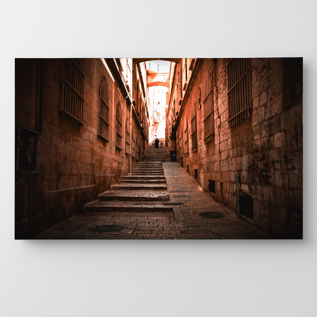Steps of the Faithfull – Old City of Jerusalem Fine Art Photography