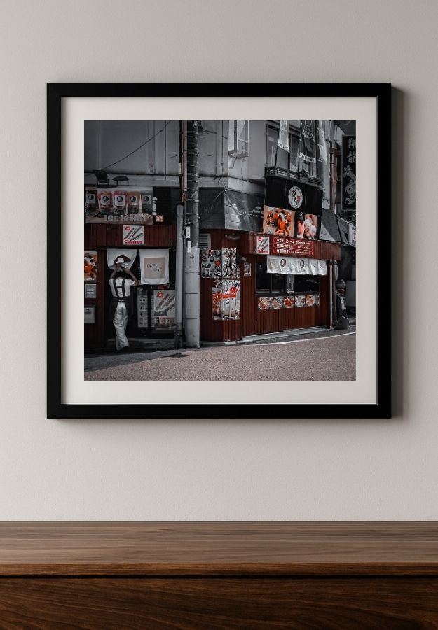 Sweet Street | Kyoto Dessert Shop Street Photography Print